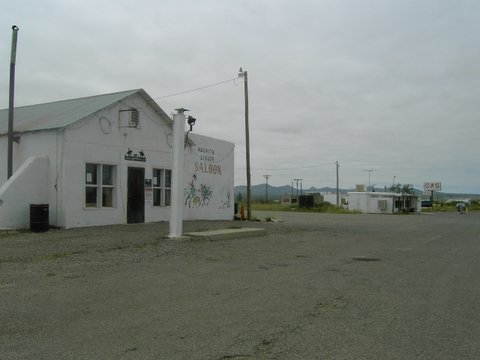 Hachita Saloon, open for business and run by L.G. Mays