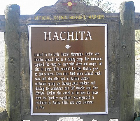 Hachita Historic Marker